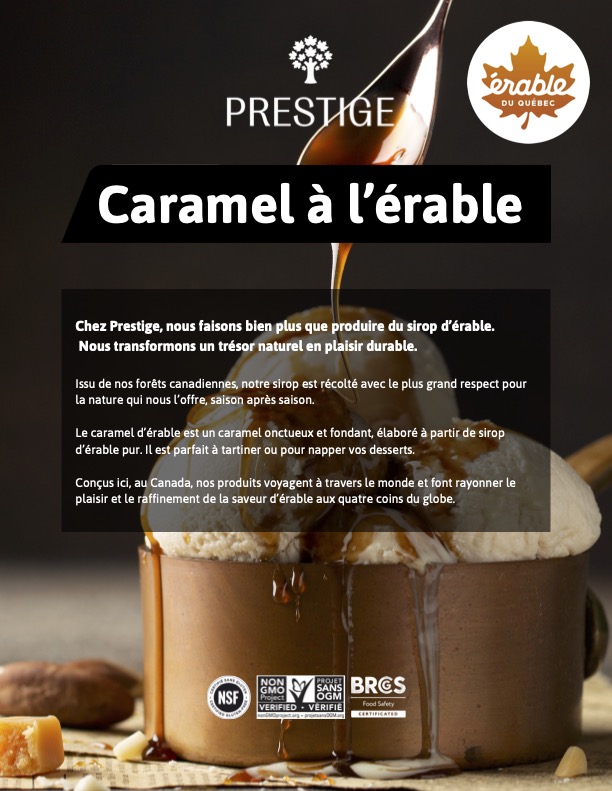 Caramel à l'érable