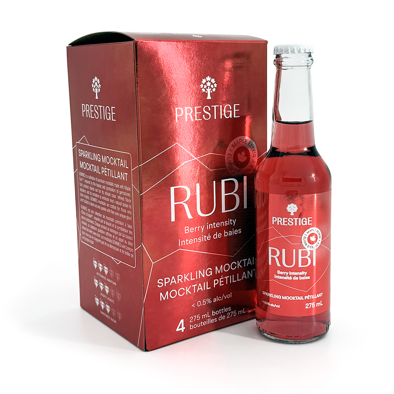 Paquet de 4x Mocktails RUBI — RICHE & ÉCLATANT